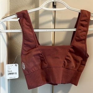 Free People Good Karma Square Neck Bra